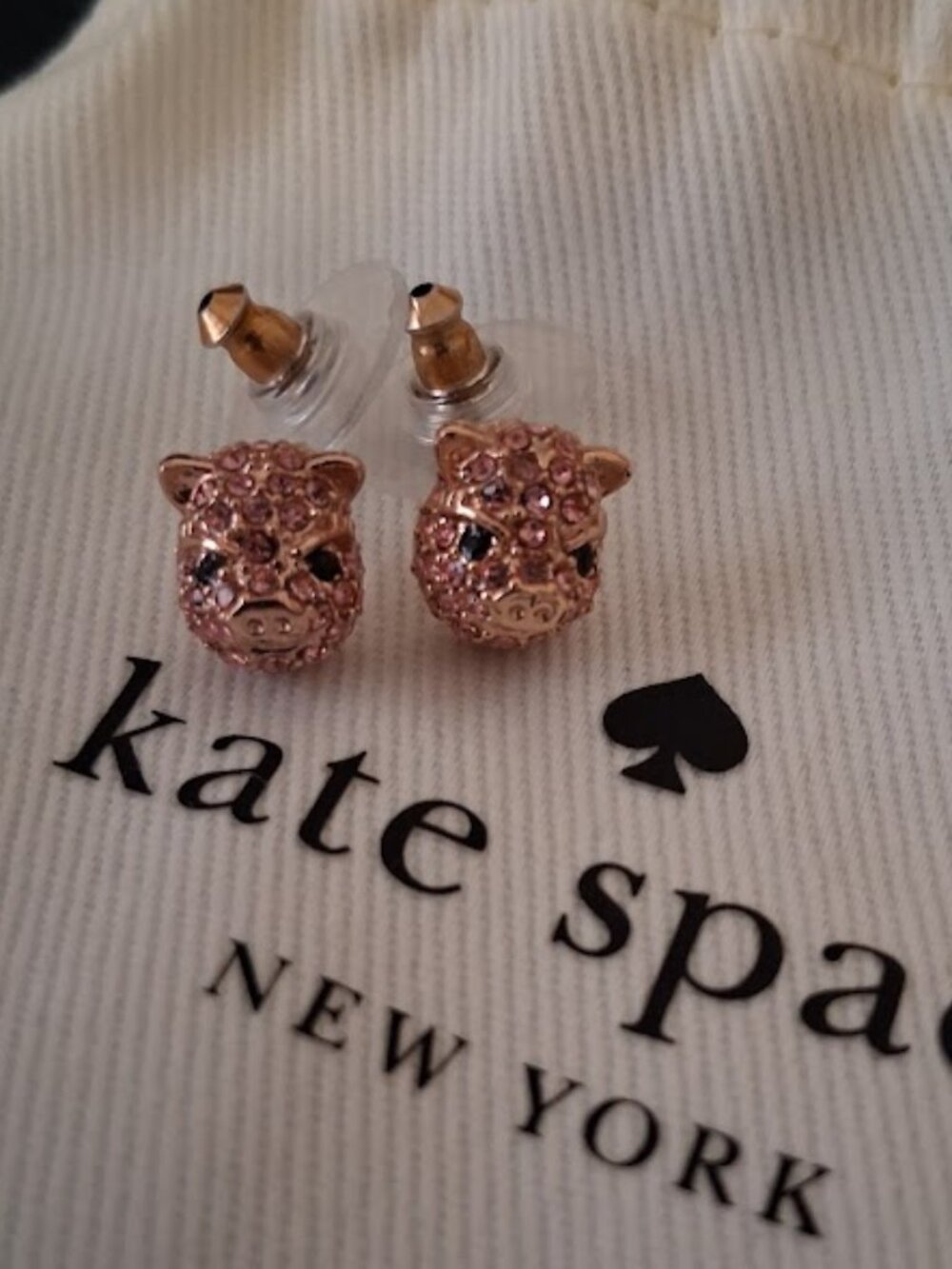 Kate Spade Pave Pig Studs